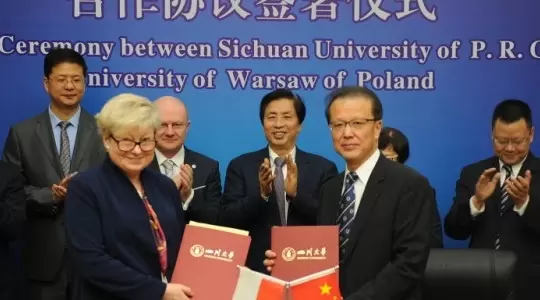 UW podpisał porozumienie z Uniwersytetem Syczuańskim