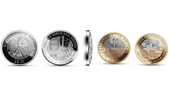 Ruszyła sprzedaż monet z okazji 100-lecia odnowienia tradycji PW  