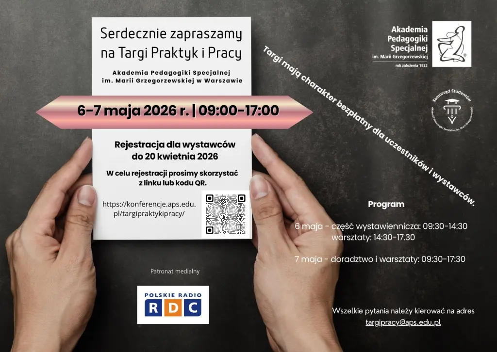 Targi Praktyk i Pracy w Akademii Pedagogiki Specjalnej im. Marii Grzegorzewskiej w Warszawie 