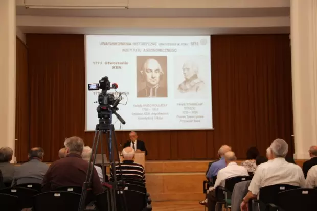 Wykład pt. Rozwój kształcenia od Instytutu Agronomicznego w Marymoncie do SGGW 