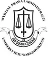 Logo Wydział Prawa i Administracji (WPiA) Uniwersytetu Warszawskiego <small>(Uczelnia publiczna)</small>