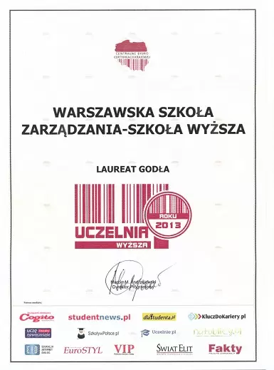 Uczelnia Warszawska Szkoła Zarządzania - Szkoła Wyższa (WSZ-SW)