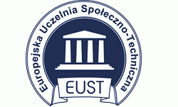 Logo Europejska Uczelnia Społeczno-Techniczna (EUST) im. Sługi Bożego Roberta Schumana w Radomiu